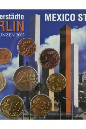 Premium Bu set Duitsland 2003 A Mexico Stadt Partnerstädte Berlin
