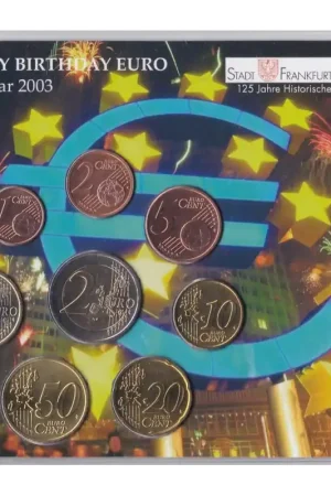 Bu set Duitsland 2003 A Happy Birthday Euro Promocja