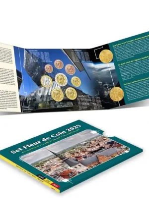 Bu set België 2025 'Hasselt' met extra de 2x 2½ euro Szybka dostawa