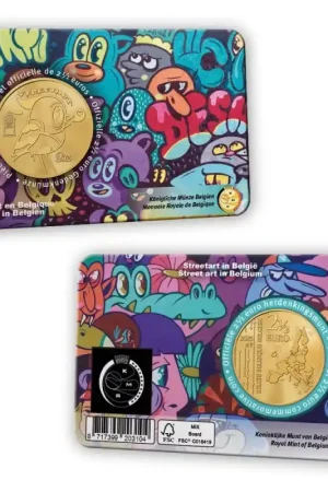 Tani België 2025 2½ Euro 'Streetart' Bu in coincard Franstalig.
