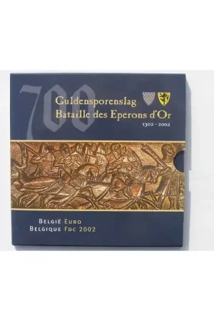 Zwrot pieniędzy Bu set België 2002 Guldensporenslag