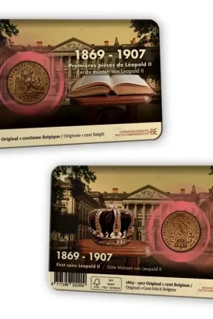 België 2024 Belgische 1 Cent 1882 in coincard Franstalig Oferta limitowana