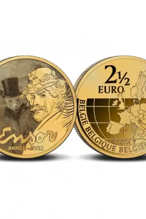 Promocja België 2024 2½ Euro 'James Ensor jaar' Unc.