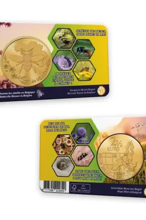 Oferta België 2024 2½ Euro 'de Bij' Bu in coincard Franstalig.