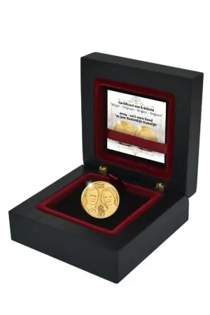 Darmowa dostawa België 2024 12½ euro '25 jaar Koninklijk huwelijk' Goud