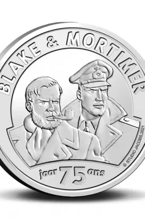 België 2021 5 euro '75 jaar Blake & Mortimer' Unc Nowość