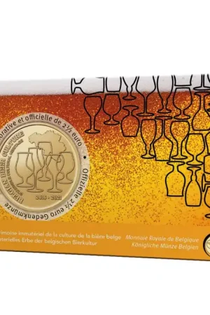 België 2021 2½ Euro '5 Jaar Belgische Biercultuur' Bu in coincard Franstalig Zamów teraz