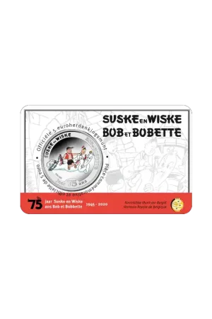 Zamów teraz België 2020 5 euro '75 Jaar Suske & Wiske' in coincard Gekleurd