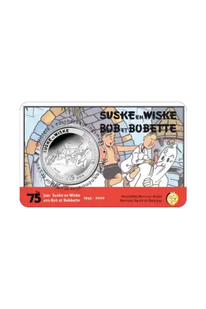 Szybka dostawa België 2020 5 euro '75 Jaar Suske & Wiske' in coincard