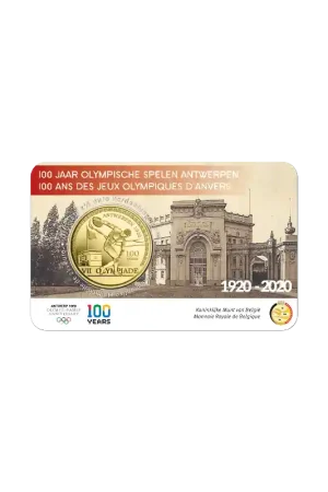 België 2020 2½ euro 'Olympische spelen Antwerpen'in coincard Wyprzedaż