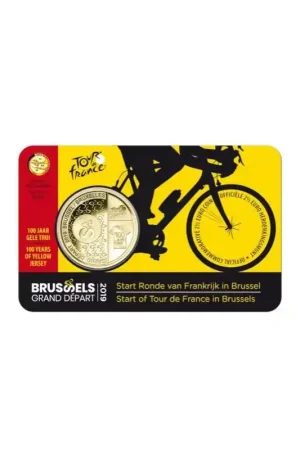 Wyprzedaż België 2019 2½ Euro 'Grand Départ Brussel' Bu in coincard Nederlandstalig