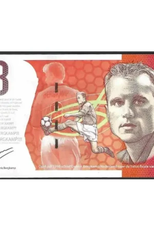 Najlepsza cena 8 Euro biljet Nederland 'Dennis Bergkamp' Unc