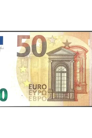 Ostatnia szansa 50 Euro biljet met handtekening M. Draghi UNC W/W001A3