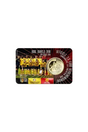 België 2018 2½ Euro 'Rode duivels' Bu in coincard Franstalig Niska cena