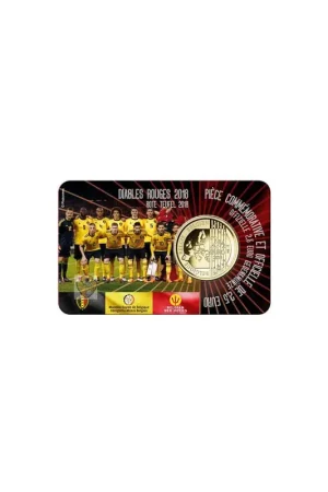 België 2018 2½ Euro 'Rode duivels" Bu in coincard Nederlandstalig Oferta limitowana