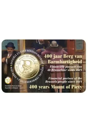 Oferta België 2018 2½ Euro 'Berg van Barmhartigheid' Bu in coincard Nederlandstalig