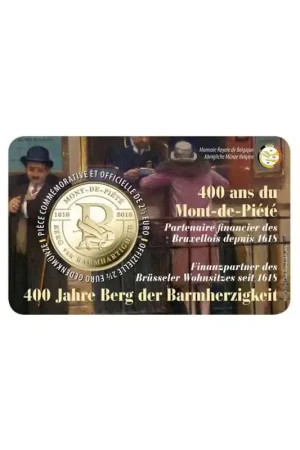 Darmowa dostawa België 2018 2½ Euro 'Berg van Barmhartigheid' Bu in coincard Franstalig