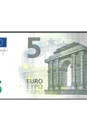 5 Euro Biljet met handtekening M. Draghi UNC N/N017F6 Promocja