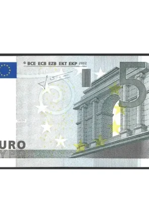 5 Euro Biljet met handtekening J.C. Trichet UNC U/L022L6 Tani