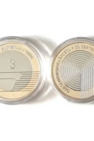 Oryginalny 3 euro Slovenië 2023 'Dag van de Sport' Proof