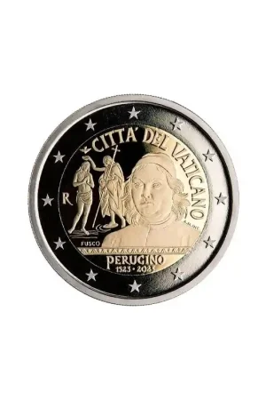 Promocja 2 euro Vaticaan 2023 'Perugino' Unc