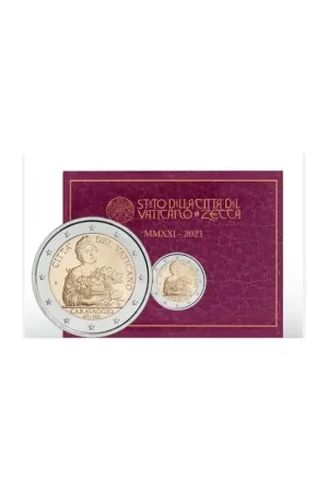 Ekspresowa dostawa 2 euro Vaticaan 2021 'Caravaggio' Bu
