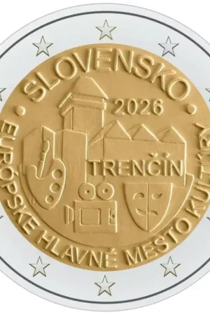 2 Euro Slowakije 2026 'Trencín - Culturele hoofdstad 'Unc Tani