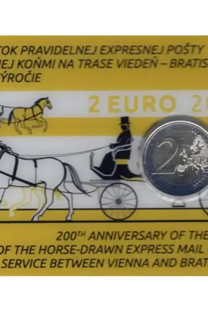 Popularny 2 Euro Slowakije 2023 'Exprespost te paard' in blister