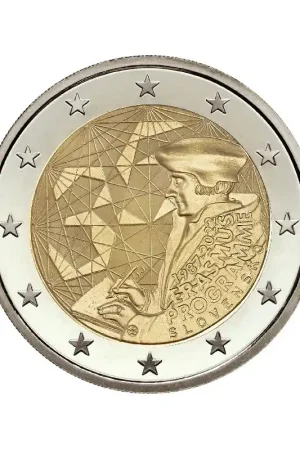 Rabat 2 Euro Slowakije 2022 'Erasmus-Programma' Unc