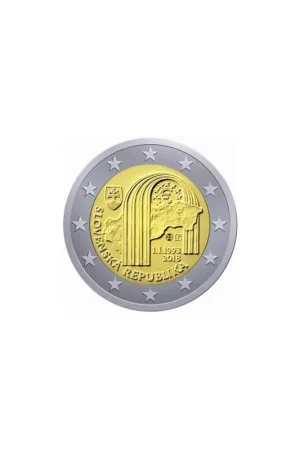 Popularny 2 Euro Slowakije 2018 25 jaar Slowaakse Republiek unc