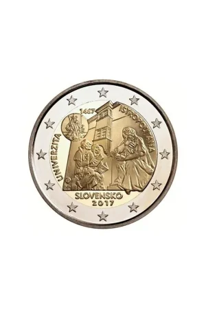 Premium 2 Euro Slowakije 2017 Universiteit Istropolitana