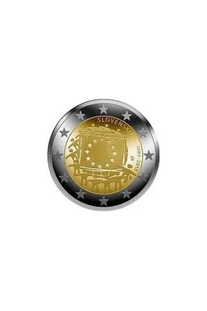 2 Euro Slowakije 2015 Europese Vlag Unc Darmowa dostawa