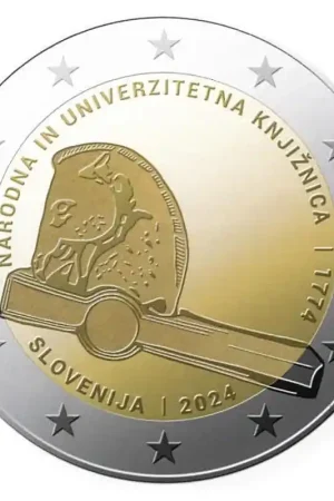 2 Euro Slovenië 2024 '250 jr Nat. bibliotheek en universiteit' Unc Szybka dostawa