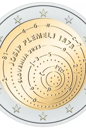 Darmowa dostawa 2 Euro Slovenië 2023 'Josip Plemelj' Unc