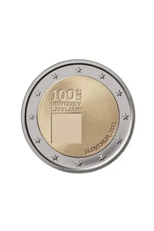 2 Euro Slovenië 2019 Universiteit van Ljubjana Unc Darmowa dostawa