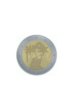 2 Euro Slovenië 2014 Kroning van Barbara van Celje Unc Najlepsza cena