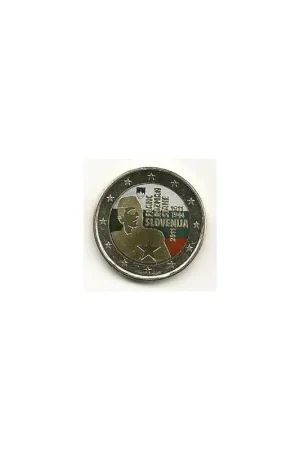 Tani 2 Euro Slovenië 2011 Franc Rozman-Stane gekleurd 122/1