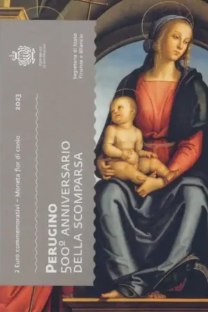 2 Euro San Marino 2023 'Perugino' in Blister Tani