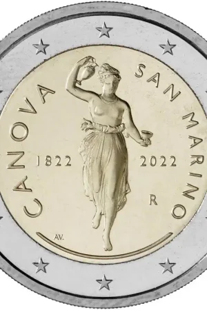 2 Euro San Marino 2022 'Antonio Canova' Unc Ostatnia szansa