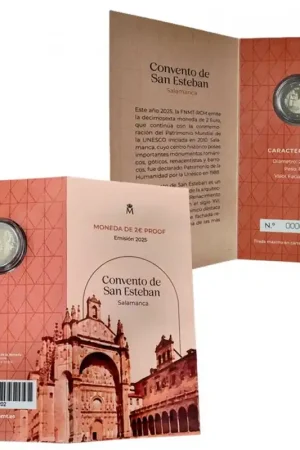 2 Euro Spanje 2025 'Oude stad Salamanca' Proof Rabat