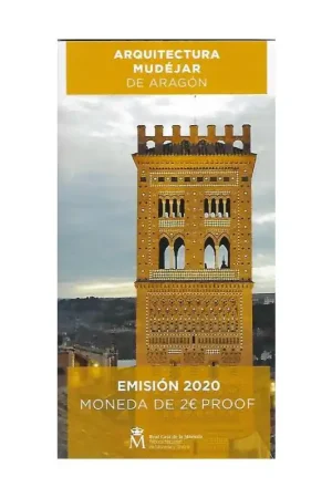 2 Euro Spanje 2020 'de Aragon' Proof Szybka dostawa