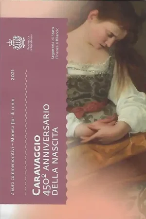 Wyprzedaż 2 Euro San Marino 2021 'Caravaggio' in Blister