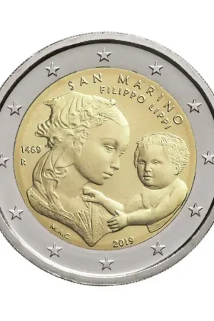 Rabat 2 Euro San Marino 2019 Filippo Lippi Unc