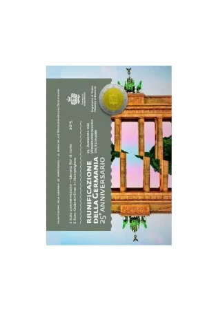 Darmowa dostawa 2 Euro San Marino 2015 '25 jaar Duitse eenheid' Bu