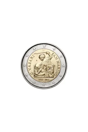 2 Euro San Marino 2011 Giorgio Vassari Unc Ostatnia szansa