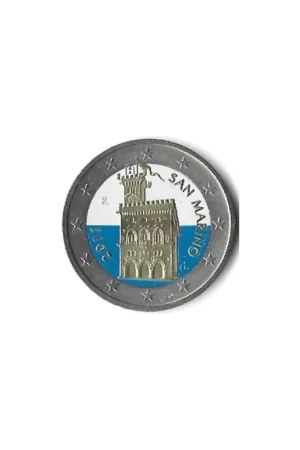 2 Euro San Marino 2011 Gekleurd Type Bezpieczna płatność