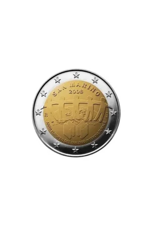 Niska cena 2 Euro San Marino 2008 Cultuur Dialoog Unc