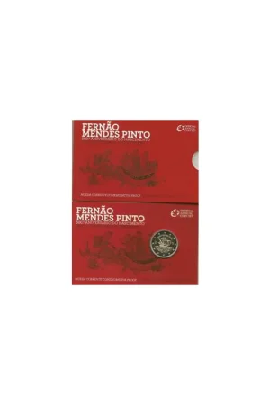2 Euro Portugal 2011 Fernão Mendes Pinto Proof Niska cena