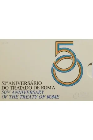 2 Euro Portugal 2007 'Verdrag van Rome' Proof Tani