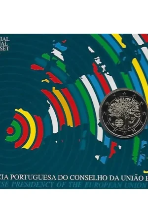 Ekspresowa dostawa 2 Euro Portugal 2007'Voorzitter EU' Bu
